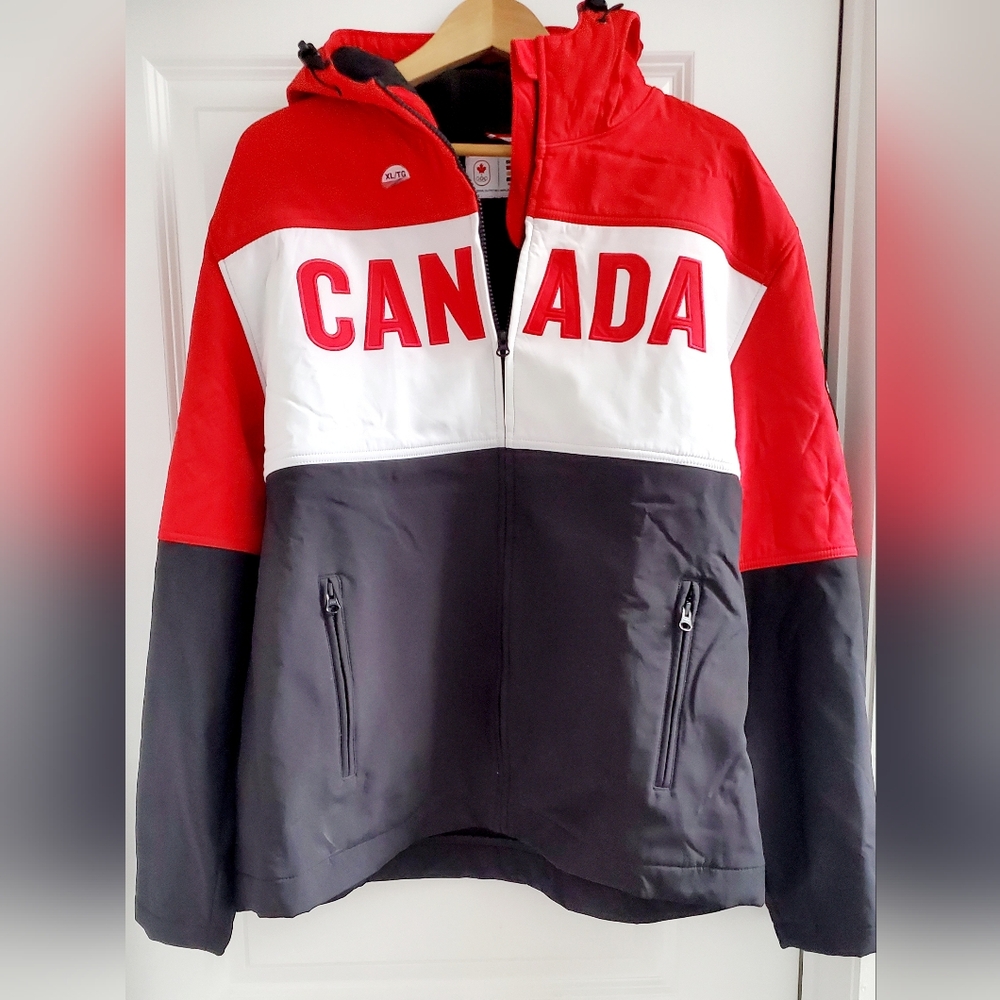 Hudson's Bay Jacket - Official Team Canada 2014 Olympic Softshell Jacket XXL